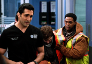 Justin Mobley appearing in CHICAGO MED.